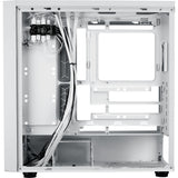 Cooler Master MasterBox 600 Midi Tower Case (White | 2x USB-A | 1x USB-C | RGB | Tempered Glass)