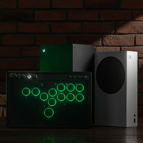 8bitdo arcade controller for xbox (black, 2.4 ghz usb, xbox series x|s, xbox one, pc)