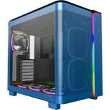 Montech King 95 Pro Midi Tower Case (Blue | 2x USB-A | 1x USB-C | RGB | Tempered Glass)