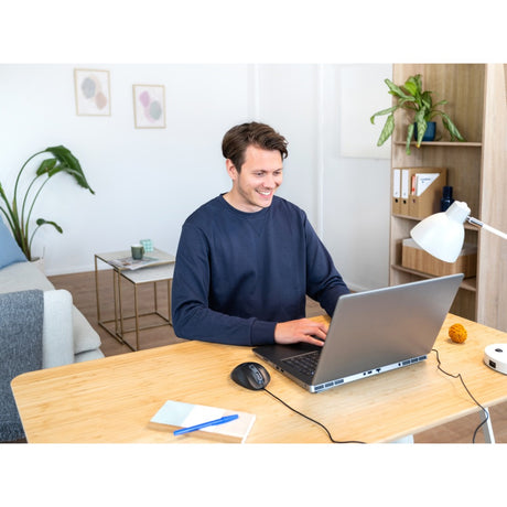 Trust fyda kabelt Maus (schwaarz gro, 600 - 5000 dpi)