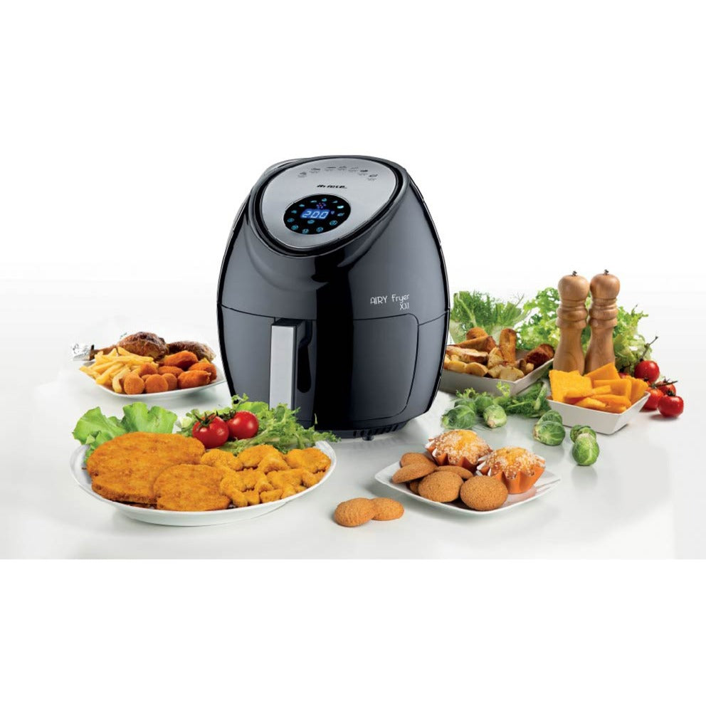 Ariete airy fryer xxl teplovzdušná fritéza (čierna, 2,5 kg | 5,5 litra)