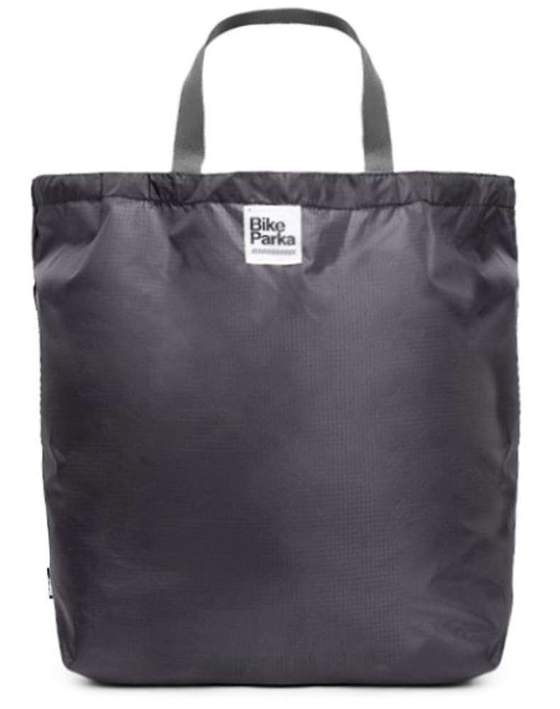 Bike parka tote bag