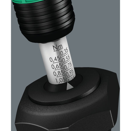 Wera 7441 Kraftform nastaviteľný momentový skrutkovač s držiakom na rýchlu výmenu Rapidaptor, 1 4 palcov, 1,2 - 3,0 nm - 1 kus - 05074701001