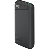 Goobay Quick Charge Power Bank 20.000 mah - 74 Wh (schwaarz, USB-C PD, QC 3.0)