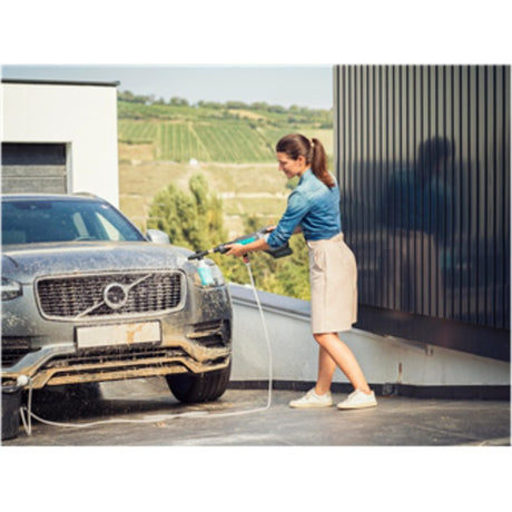 Gardena aquaclean 24 18 v p4a premium sett trykkrenser (grå turkis, 14800-31, batteri inkludert)