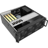 Silverstone RM42-502 rackmount chassis (black | 4U | USB-C)