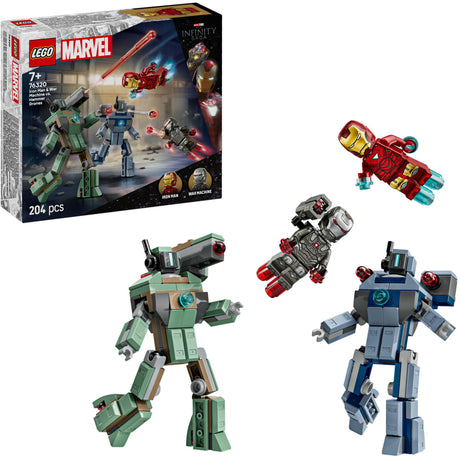 Lego Super Heroes Marvel 76320 Iron Man and War Machine vs Hammer Dronen