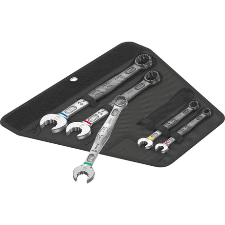Wera 6003 Joker 5 Set 1 Combination Wrench Set, 5-piece