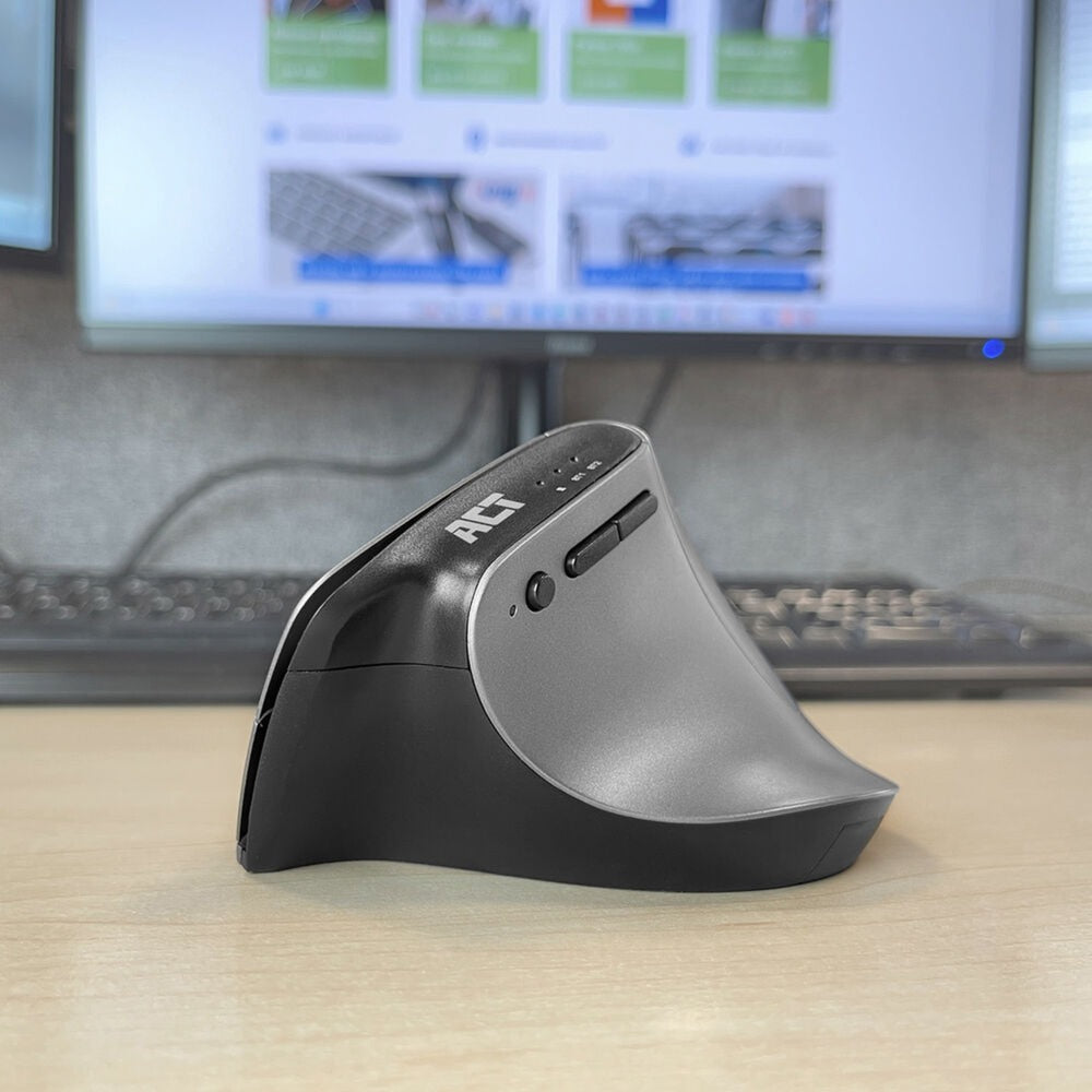 Bezdrátová ergonomická myš Act s Bluetooth a USB-C USB-A