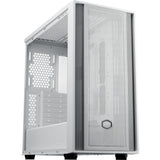 Cooler Master MasterBox 600 Lite Mid-Tower Case (White | 2x USB-A | 1x USB-C | RGB | Tempered Glass)
