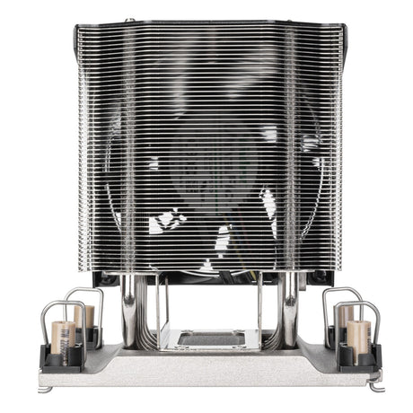 Chladič CPU Silverstone SST-XE04-4677VB (černý, 4kolíkový konektor ventilátoru PWM)