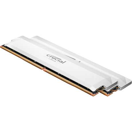 Crucial 32 GB DDR5-6000 (2x 16 GB) RAM Kit (White, CP2K16G60C36U5W, Pro OC, XMP 3.0, EXPO)