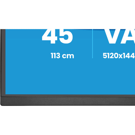 Iiyama ProLite XCB4594DQSU-B1 44.5 curved ultrawide monitor (black (matte), HDMI, DisplayPort, USB, audio)