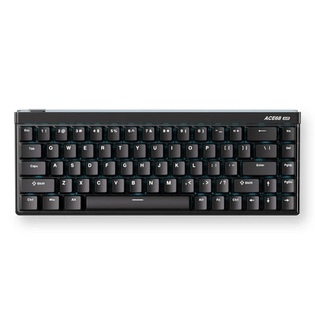 Mchose Ace 68 Air Hall Effect Magnetic Switch Gaming Keyboard (black, US layout (qwerty), Mount Tai GT HE, 65%, RGB, hot-swappable, PBT keycaps, USB-C, Hall effect sensor)