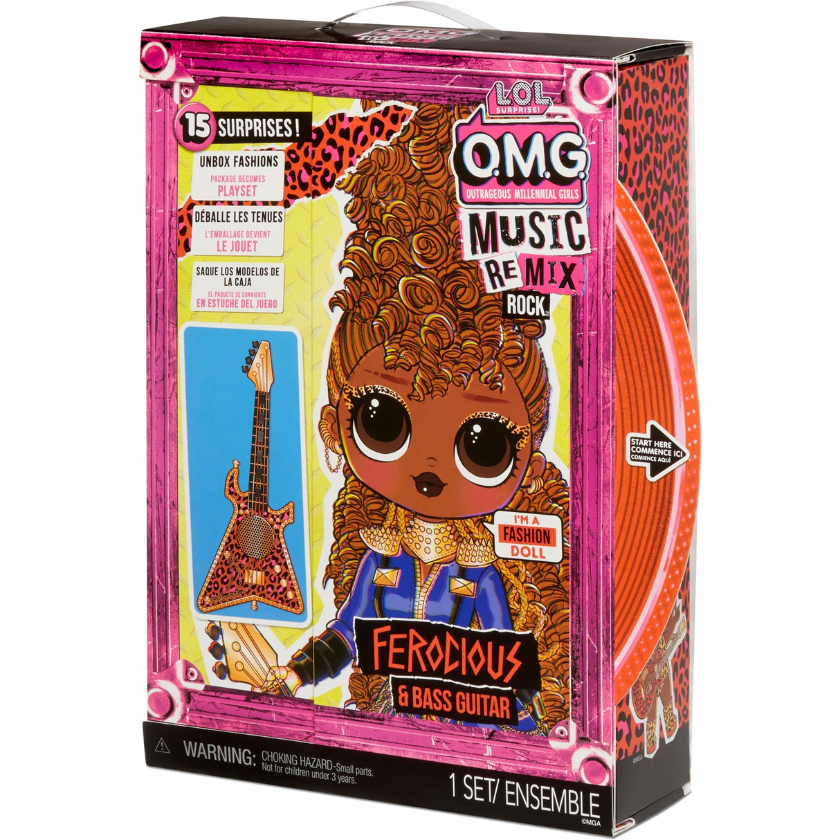 Mga entertainment L.O.L. Surprise! O.M.G. Remix Rock - Ferocious and Bass Guitar Pop