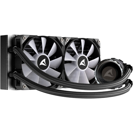 Sharkoon s80 rgb vodní chlazení (černý, 4pinový pwm konektor ventilátoru)