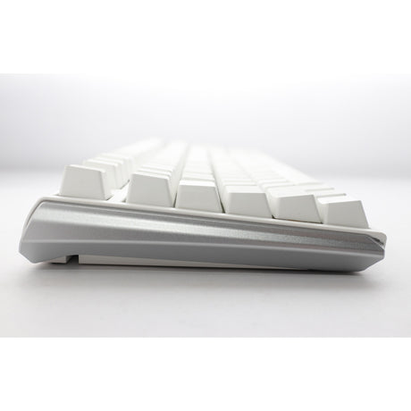Ducky One 3 Classic Pure White TKL RGB mechanische Tastatur (weiß, US-Layout (QWERTY), Cherry MX Speed Silver, 80 % (TKL), RGB-LEDs, Double-Shot PBT, Hot-Swap-fähig, Quack-Mechanik)