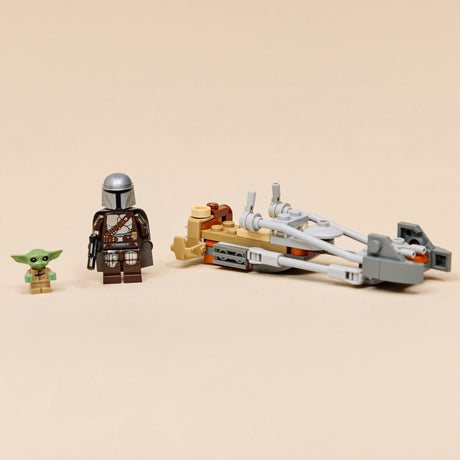 Lego Star Wars TM 75436 D'Mandalorian a Grogu d'Speeder Bike | 2 stk