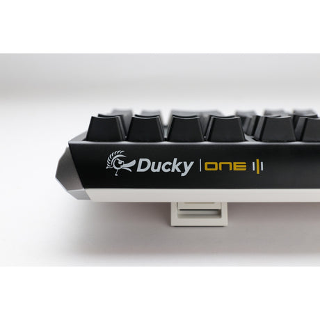Ducky One 3 klassische mechanische RGB-Tastatur (Schwarz, US-Layout (QWERTY), Cherry MX Brown, 100 %, RGB-LED, Double-Shot-PBT, Hot-Swap-fähig, Quack-Mechanik)