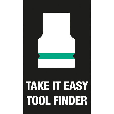 Wera 8100 SA 7 Zyklop Metal Ratchet Set Push-Through Square 1/4 Tool Set (28-Piece)