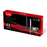 Cudy AX3000 Wi-Fi 6 Bluetooth PCI-E WLAN adaptér (černý)