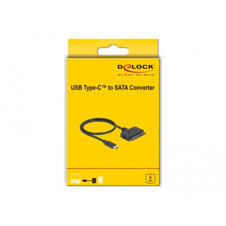 Delock USB Type-C prevodník na 22 pin SATA 6 GB (čierny)
