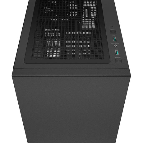 DeepCool CH510 Mid-Tower Case (Black | 2x USB-A | Tempered Glass)