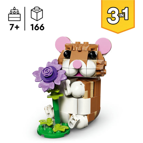 Lego Creator 31376 léif Hamster mat Blummen