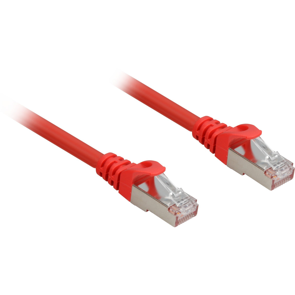 Sharkoon nätverkskabel SFTP, RJ-45 med Cat.6a (röd, 5 meter, halogenfri)