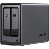 Ugreen nasync dxp2800 (gray, 2.5gbe, hdmi, usb-c)