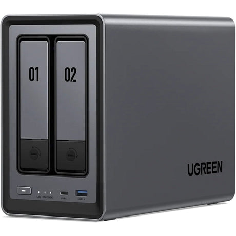 Ugreen nasync dxp2800 (gray, 2.5gbe, hdmi, usb-c)