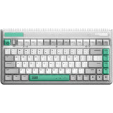 Iqunix OG80 Wormhole Wireless Mechanical Keyboard, Gaming Keyboard (Gray Green, US Layout, Cherry MX Red, RGB LEDs, 80% (TKL), Hot-Swappable, PBT, 2.4GHz | Bluetooth 5.1 | USB-C)