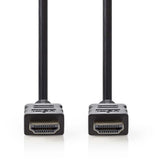 High-speed HDMI cable with Ethernet, 7.5 meters (black, 4k@30hz)