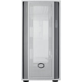 Cooler Master MasterBox 600 Lite Mid-Tower Case (White | 2x USB-A | 1x USB-C | RGB | Tempered Glass)