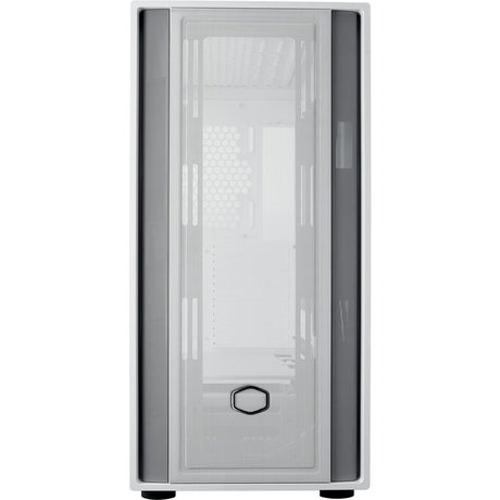 Chladič masterbox 600 lite midi tower (bílý | 2x USB-A | 1x USB-C | RGB | tvrzené sklo)