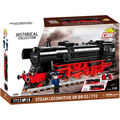 Cobi dr br 52 ty2 steam locomotive constructiespeelgoed (schaal 1:35)