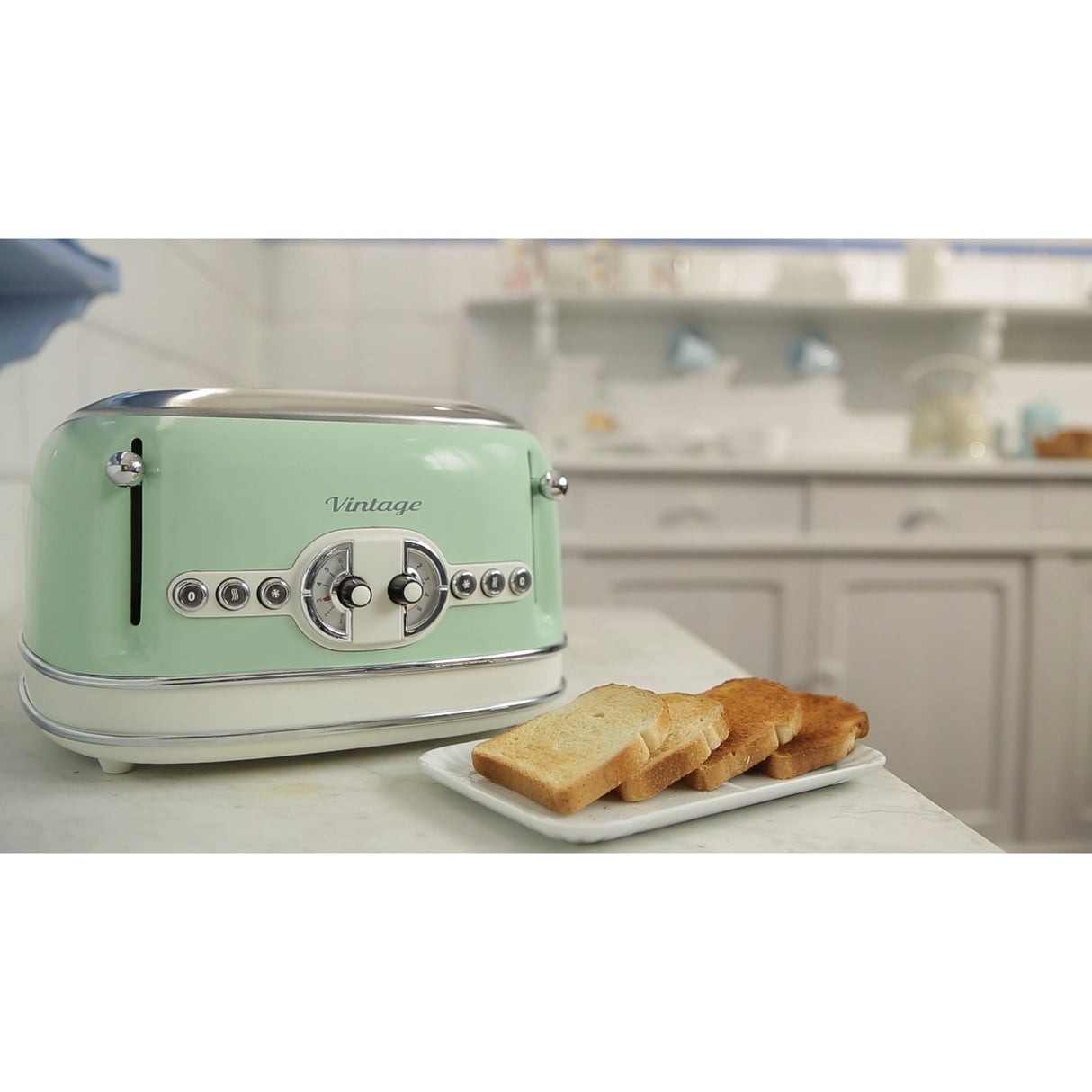 Ariete Vintage Toaster 0156 04 (light green)