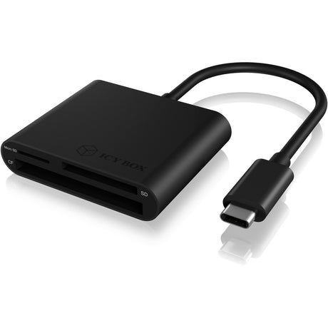 Icy Box ib-cr301-c3 Kartenleser (schwarz, USB Typ-C)