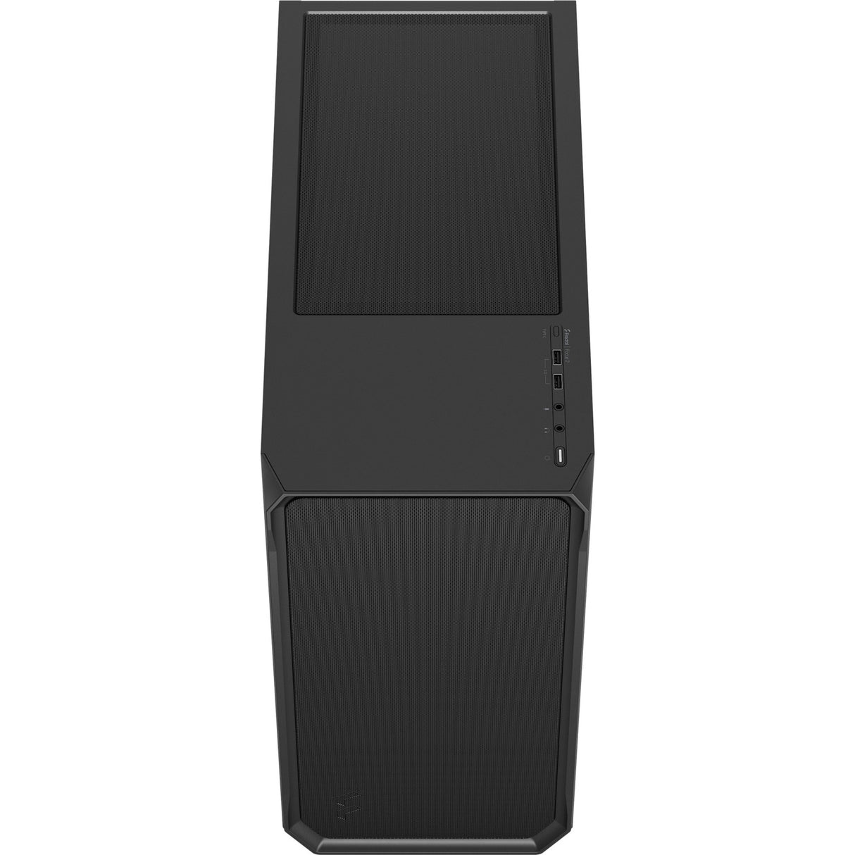 Fractal Design Focus 2 Black Solid Midi Tower Case (Black | 2x USB-A)