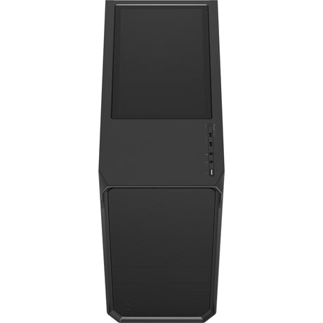 Fractal design focus 2 svart solid midi tower hölje (svart | 2x USB-A)