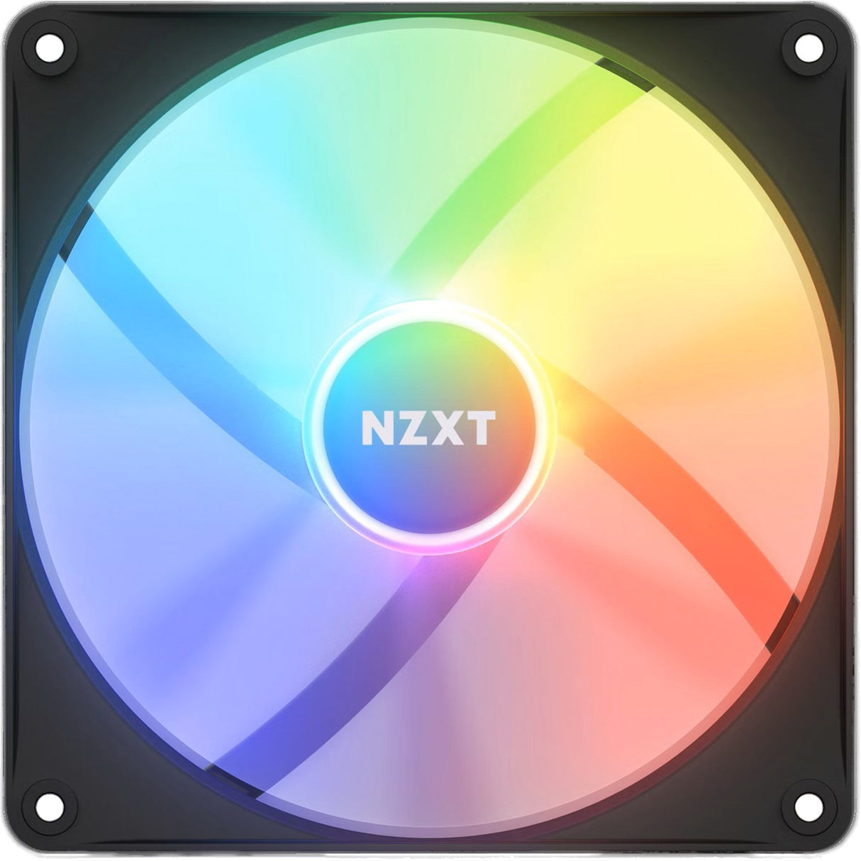 NZXT F140 RGB Core Case Fan (Black, 140 x 140 x 26 mm, PWM, without controller)