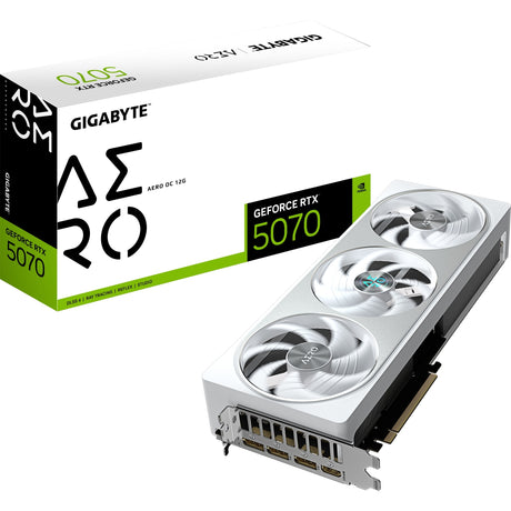 Gigabyte gv-n5070aero oc-12gd geforce rtx 5070 aero oc 12g, 12 gb, gddr7, 192 bity, pcie 5.0