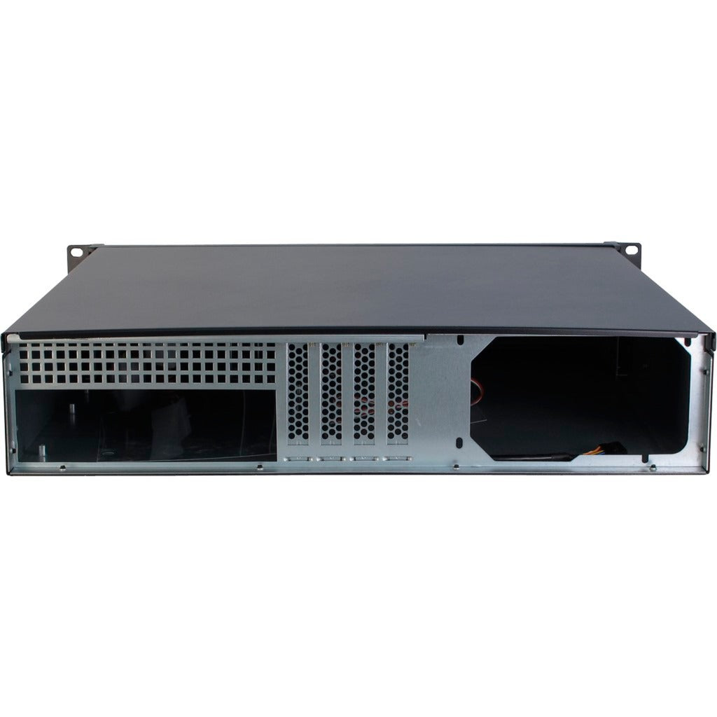 Inter-tech 2u-2098-sk rack ohišje (črno | 2x USB-A)