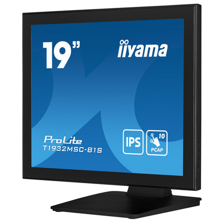 Iiyama Prolite T1932MSC-B2S 19 Touchscreen-Monitor (schwarz, VGA, HDMI, Display-Port, Audio, Touchscreen)