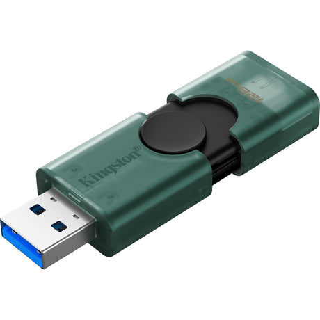 Kingston DataTraveler Duo 128 GB USB flash drive (green black, DTDEG2 128GB)