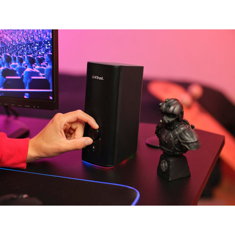 Trust GXT 612 Cetic PC Speaker (Black, Bluetooth, RGB)
