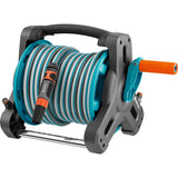 Gardena Classic Wall-Mounted Hose Reel 10 (Grey Turquoise, 8010-20, 10 m)