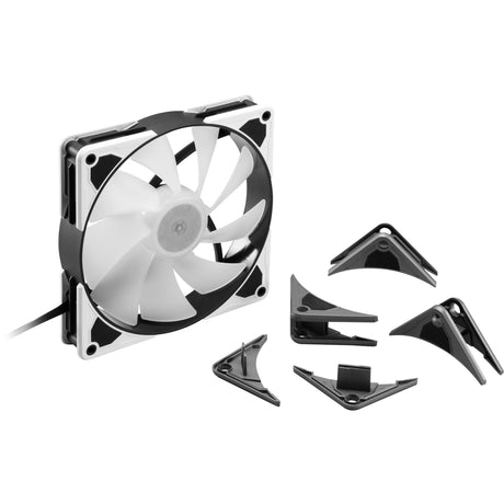 Ventilator ohišja Sharkoon silentstorm 140 pwm rgb (140 x 140 x 25 mm)