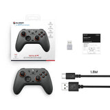 Gamesir Nova 2 Lite Multiplatform Wireless Game Controller (Dark Grey, Switch, PC, Android and iOS, Bluetooth 2.4 GHz USB)