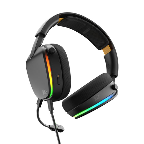 Glorious GHS Eternal RGB - Stereo RGB Gaming Headset Over-Ear Gaming Headset (Black, PC, PS5, PS4, Switch, USB-C)